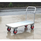 1000 x 700mm Galvanised Mesh End Platform Truck - 500kg