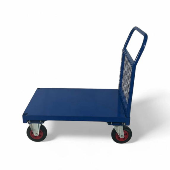 1000 x 700mm Steel Deck Mesh End Platform Truck - 500kg