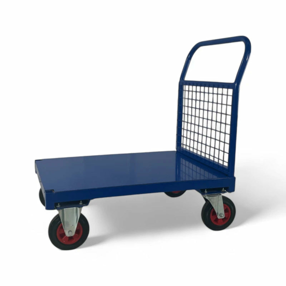 1000 x 700mm Steel Deck Mesh End Platform Truck - 500kg