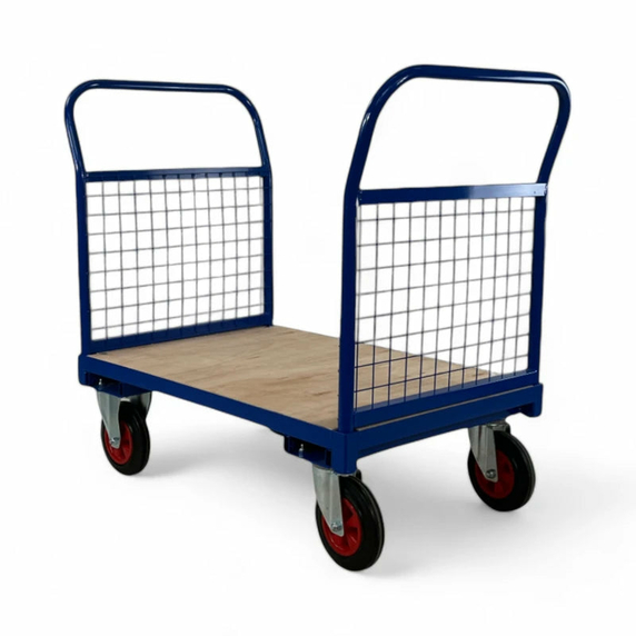 1000 x 700mm Double Mesh End Platform Truck - 500kg