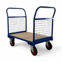 1000 x 700mm Double Mesh End Platform Truck - 500kg