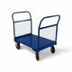 1000 x 700mm Steel Deck Double Mesh End Platform Truck - 500kg