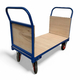 1220 x 610mm Double Timber End Platform Truck - 500kg