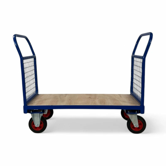 1220 x 610mm Double Mesh End Platform Truck - 500kg