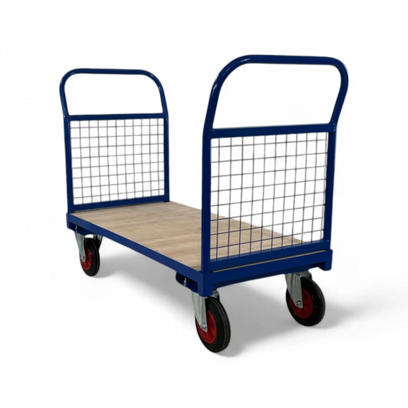 1220 x 610mm Double Mesh End Platform Truck - 500kg