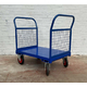 1220 x 610mm Steel Deck Double Mesh End Platform Truck - 500kg