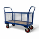 1220 x 610mm Platform Truck with Mesh Sides - 500kg