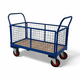 1220 x 610mm Platform Truck with Mesh Sides - 500kg