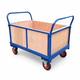 1220 x 800mm Platform Truck with Timber Sides - 500kg