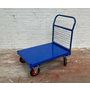 1220 x 800mm Steel Deck Mesh End Platform Truck - 500kg