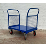 1220 x 800mm Steel Deck Double Mesh End Platform Truck - 500kg