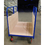 1220 x 800mm Long Load Platform Truck with Timber Sides - 500kg