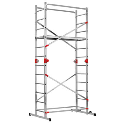 Hailo Multipurpose Aluminium Scaffold Tower (2.3m Platform)
