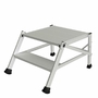 TB Davies KING-POD 2-Tread Aluminium Fixed Industrial Work Podium Steps (490mm Platform)